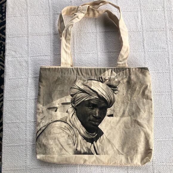 Pierre Fatumbi Verger Messenger Between Two Worlds Canvas Zip Tote Bag African - Picture 1 of 13